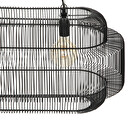 Lámpara Colgante "Stora" Metal negro, D.72,5 cm Negro