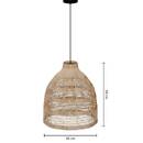 Lámpara Colgante "Vista al Mar" D.46 cm Beige