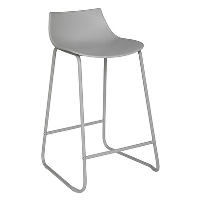Taburete de bar "otac" gris, h.66 cm