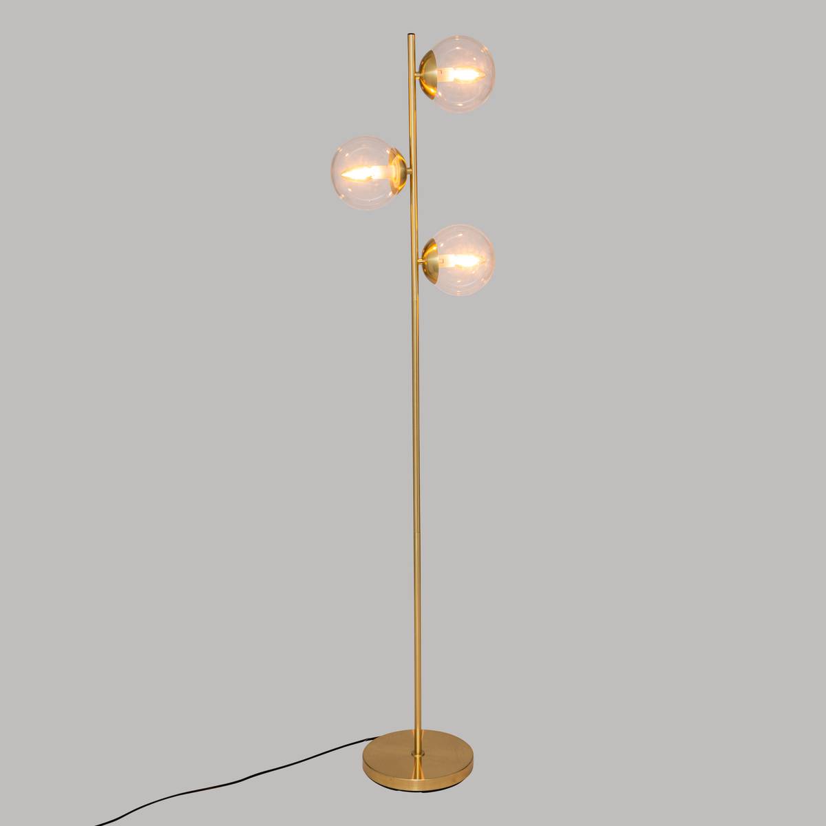 Lámpara de pie "Coleccionista" Dorado, H.162 cm Oro
