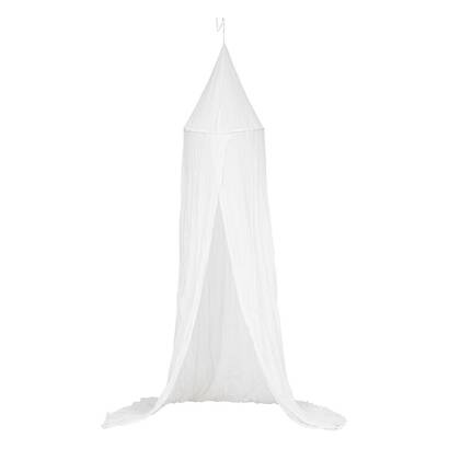 Cielo de cama 'lili' gasa de algod&oacute;n, blanco, h.350 cm