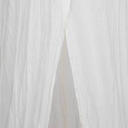 Cielo de cama 'lili' gasa de algod&oacute;n, blanco, h.350 cm