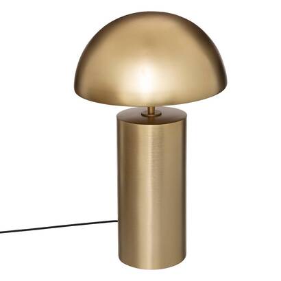 L&aacute;mpara "champi" dorado, h.50 cm