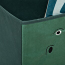 Caja de almacenamiento "Dinosaurio" Verde oscuro, H.29 cm Verde oscuro