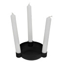 Candelero Negro, D.14 cm Negro