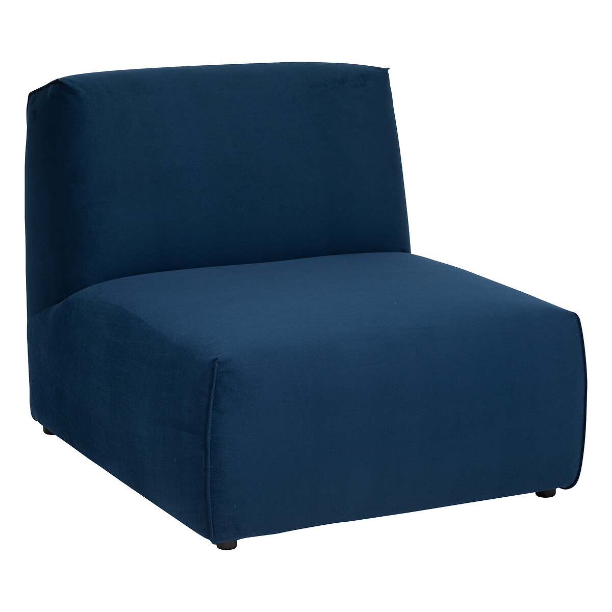 Módulo de Sillón "Kiona" Terciopelo, azul Azul tinta