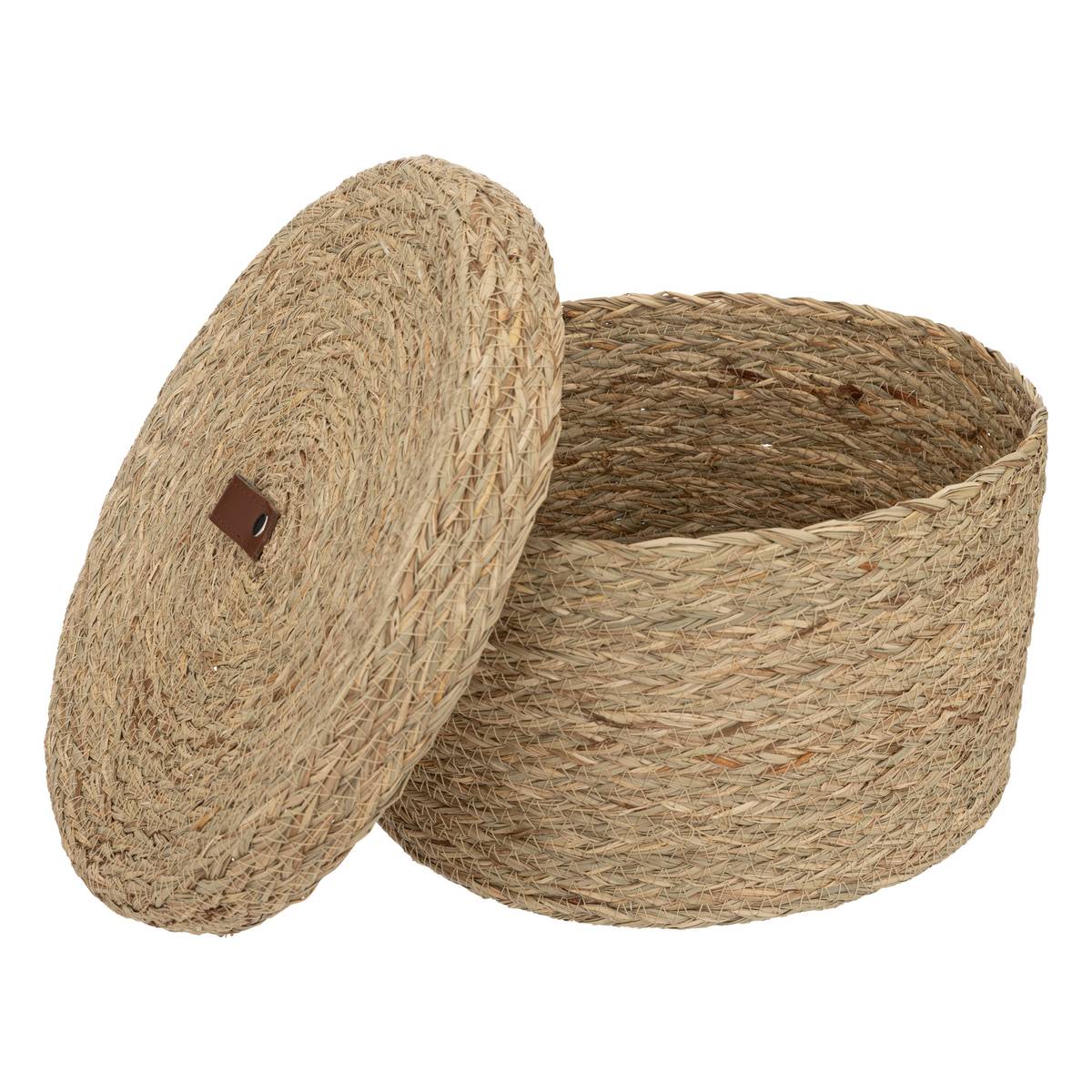 Juego de 2 cajas "Arianna" D.28 cm Beige