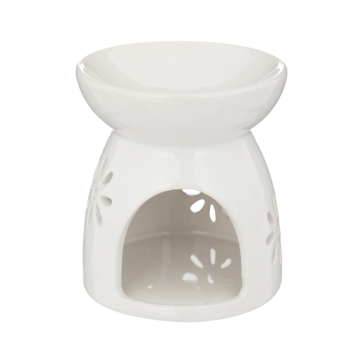 Quemador de fragancias "Izor" Cerámica, 212g Blanco