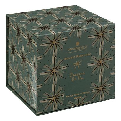Vela perfumada "ciruela" suavidad de lino, 400g