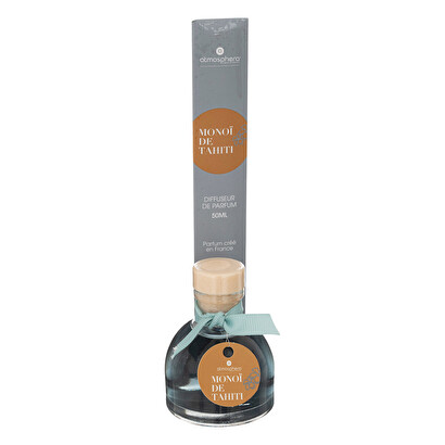 Difusor de fragancias "izor" vidrio, monoi de tahiti, 50ml