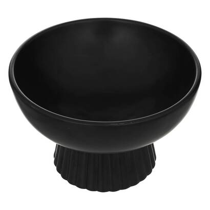 Cuenco "chaya" cer&aacute;mica, negro, d.22 cm