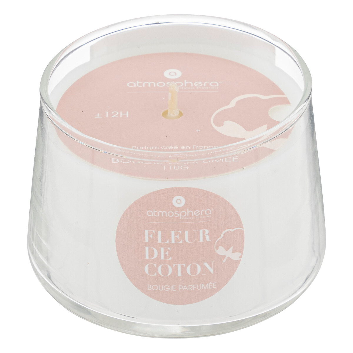 Vela perfumada "Izor" Flor de algod&oacute;n, 110g Flor de algod&oacute;n