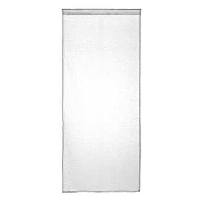 Juego de 2 visillos "moly" blanco, 60x120 cm