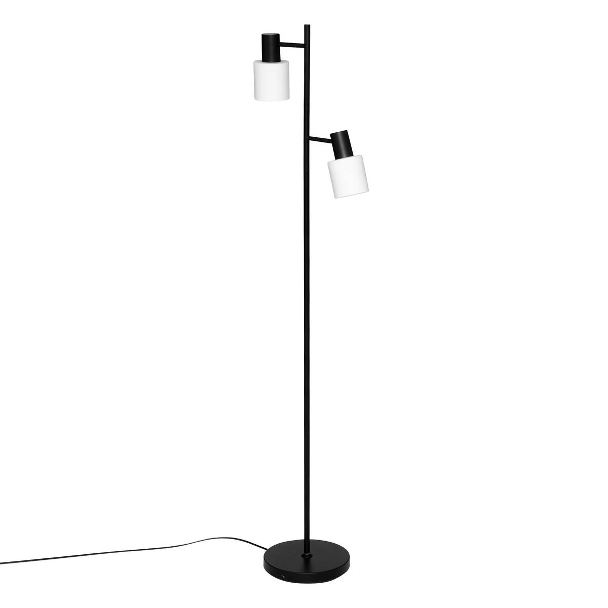 Lámpara de pie "Tais" Metal negro, H.143 cm Negro