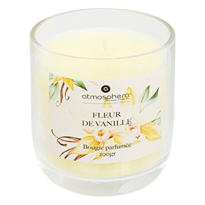 Vela perfumada "oudy" almizcle blanco y vainilla, 200g