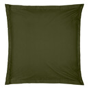 Funda de almohada, algod&oacute;n Verde caqui, 63x63 cm Verde caqui