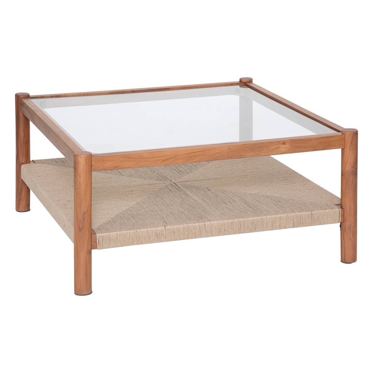 Mesa de centro "Apala" 80x80 cm Acacia