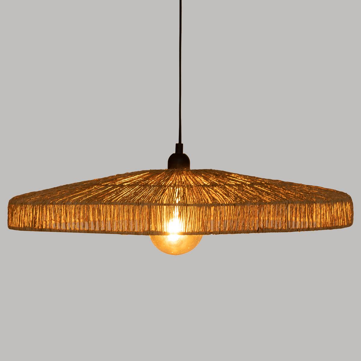 Lámpara Colgante "Bellamy" Yute, D.58 cm Beige