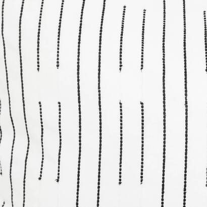 Juego de cama de 3 piezas "kain" blanco/negro, 240x220 cm