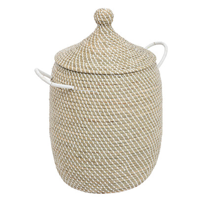 Juego de 2 cestas "soleya" d.30/39 cm