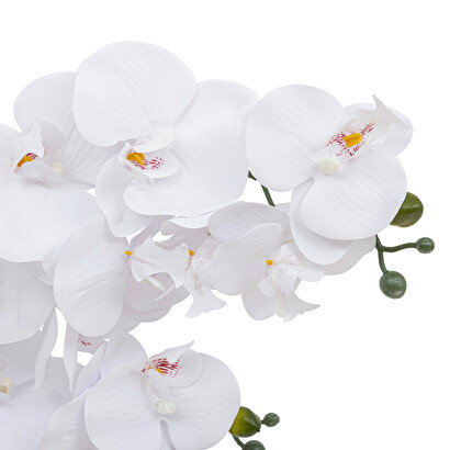 Orqu&iacute;dea artificial "riva" maceta de cer&aacute;mica, h.60 cm
