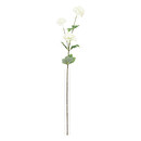 Tallo artificial "Bola de nieve" Blanco, H.87 cm Blanco