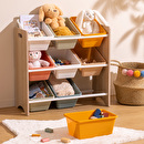 Mueble de almacenamiento infantil "Iduna" Multicolor, 9 cubetas Multicolor