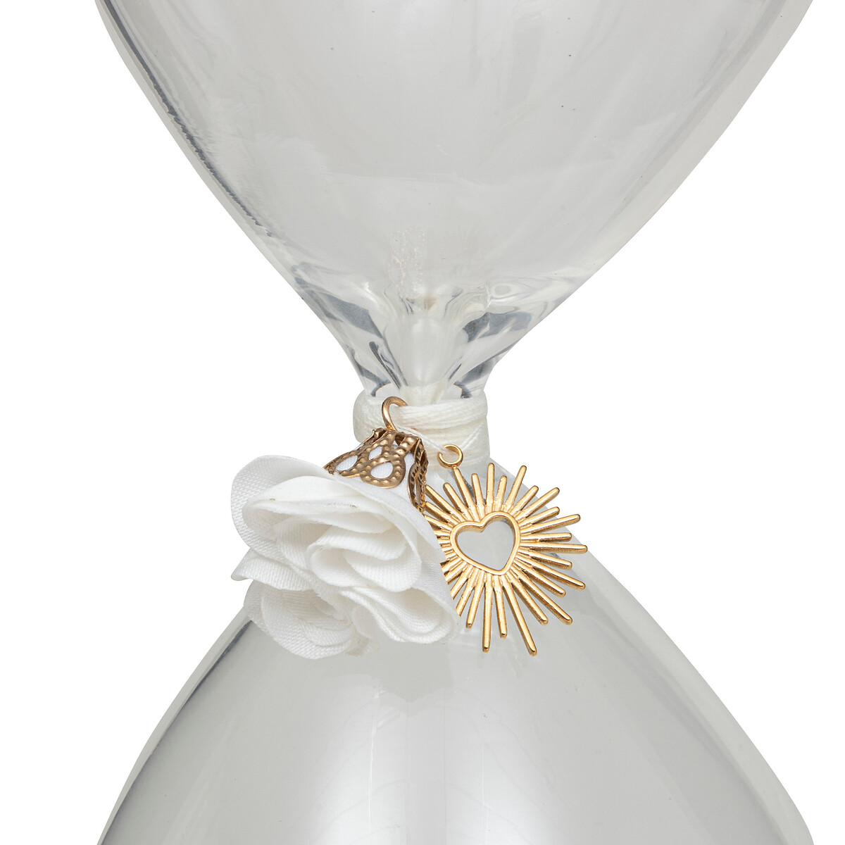 Reloj de arena de vidrio "Floral"