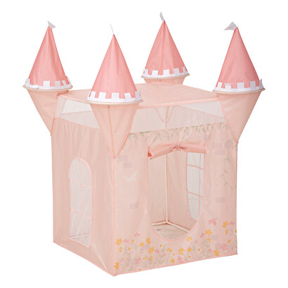 Tienda infantil "castillo" rosa, h. 78 cm