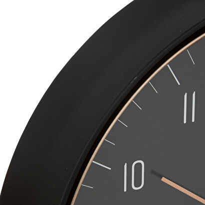 Reloj "sven" negro, &Oslash; 29 cm