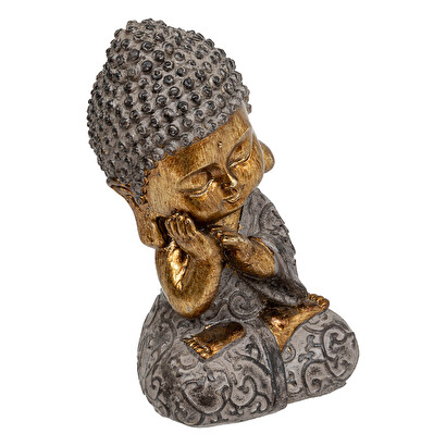 Estatua de 'buda' sentado h.14 cm