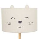 L&aacute;mpara de pie infantil gato "Felix" Blanco, H.152 cm Blanco