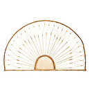Decoraci&oacute;n de pared "Eman" Rat&aacute;n y bamb&uacute;, 160x100 cm Beige