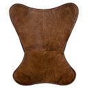 Ensemble fauteuil "Dario" Cuir lisse, Marron cognac Marr&oacute;n co&ntilde;ac