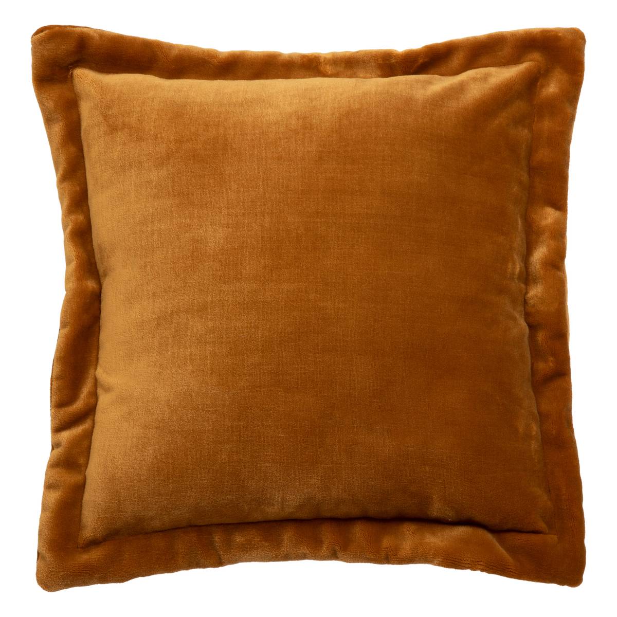 Cojín de franela "Cuddly" Lino beige, 45x45 cm Amarillo mostaza