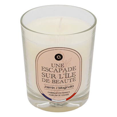 Vela perfumada "nibi" jazm&iacute;n y magnolia, 180g