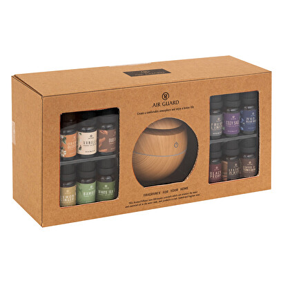Juego de difusor "giro" 10 aceites arom&aacute;ticos