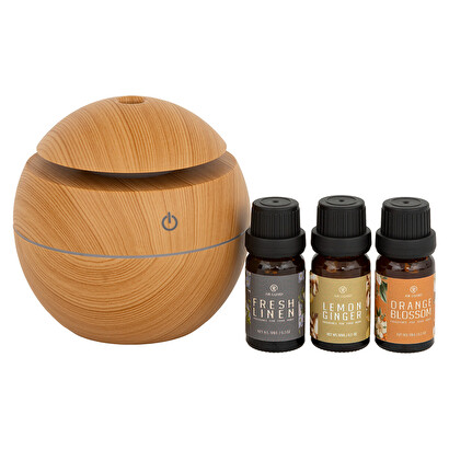Juego de difusor "giro" 3 aceites perfumados