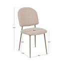 Silla "Kamili" Beige Beige