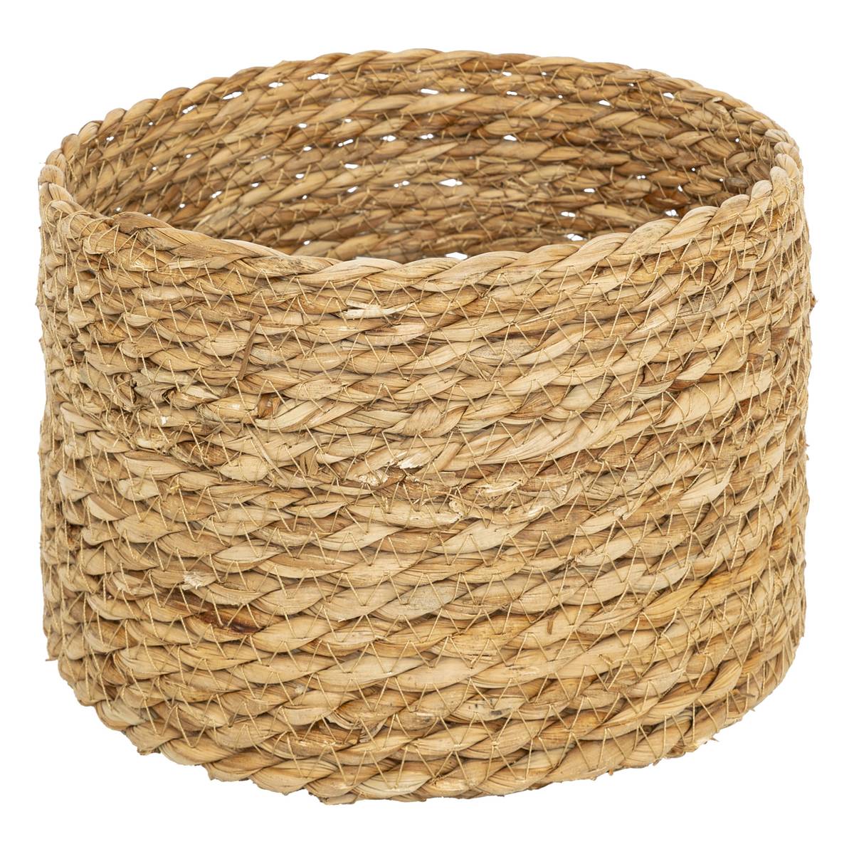 Juego de 9 cestas redondas "Little Cottage" Varilla, D.14/19/24/28/35 cm Beige