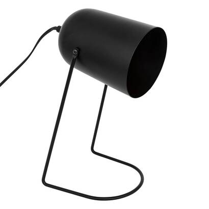 L&aacute;mpara de mesa "faro" negro, h.30 cm