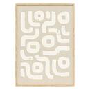 Decoración de pared 3D "Disa" Beige, 50x70 cm Beige