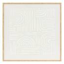 Decoraci&oacute;n de pared 3D 'Kaya' Blanco, 60x60 cm Blanco