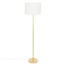 Lámpara de pie "Tina" Bouclette, base dorada, H.150 cm Oro