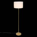 Lámpara de pie "Tina" Bouclette, base dorada, H.150 cm Oro