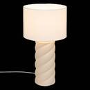 Lámpara de mesa "Noly" Cerámica, Beige, H.44 cm Beige