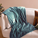 Manta de franela "Cuddly" Azul, 180x230 cm Azul claro