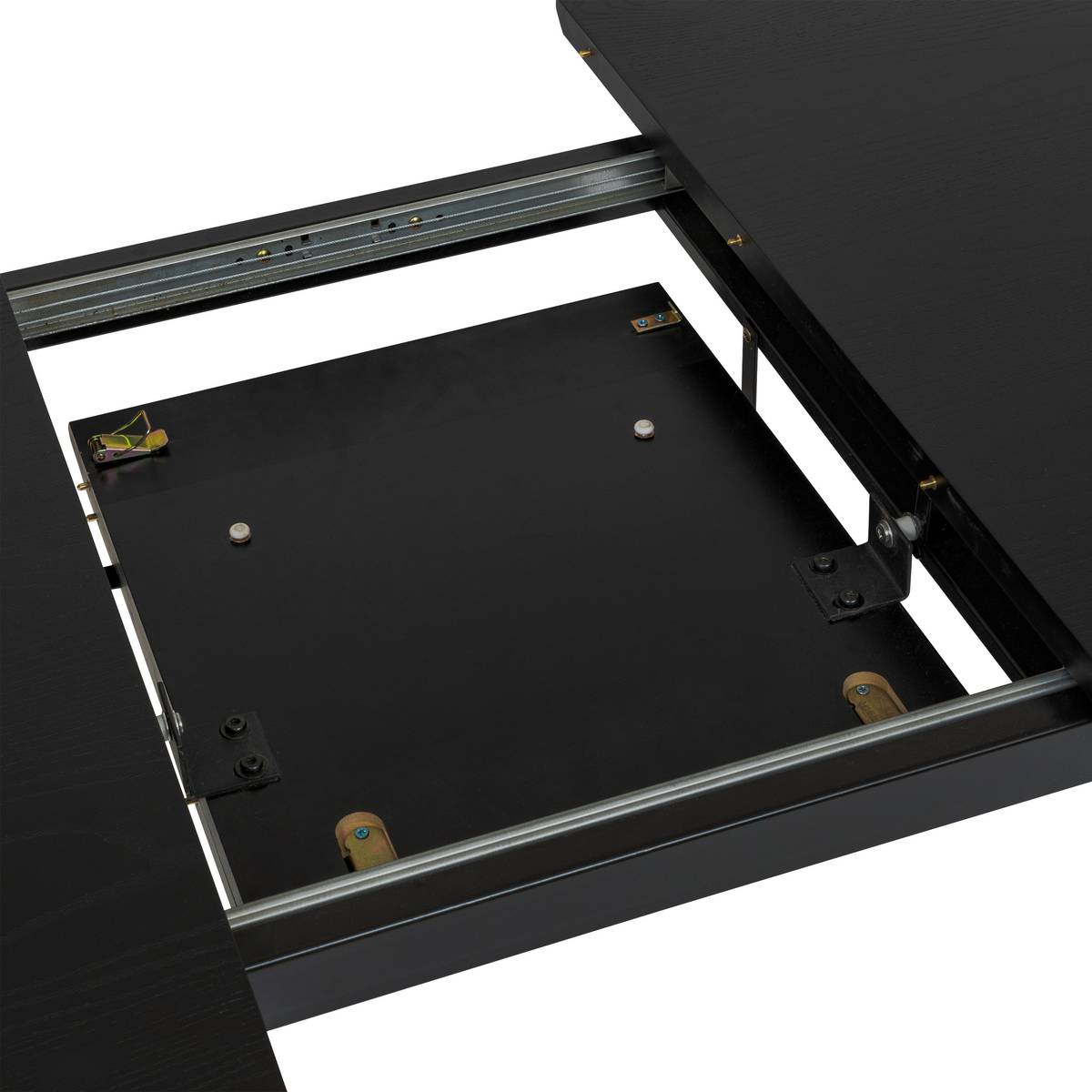 Mesa de comedor extensible "Aubrey" Negro, 180x220 cm Negro
