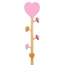 Perchero infantil coraz&oacute;n "Solea" Beige, H.135 cm Beige