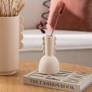 Soliflore "Hind" Cerámica, H.15 cm crudo
